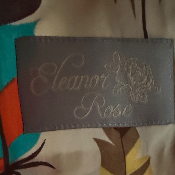 Girls Eleanor Rose Multicolor Feather Print Top and Leggings Size - Picture 2 of 5